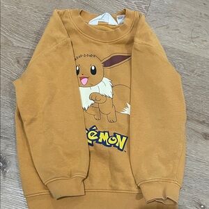 5 pieces H&M Kids Pokémon Sweatshirt - Mustard Yellow size 5/6